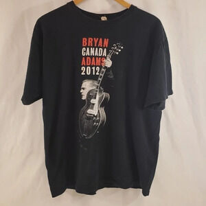 Bryan Adams Concert Tour T Shirt 2012 Mens L